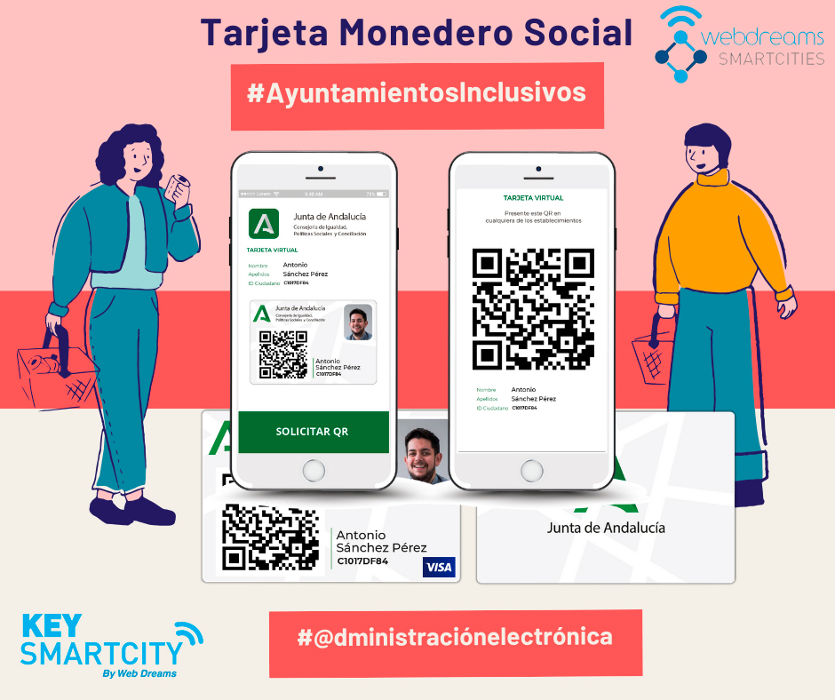 Tarjeta monedero social para ayuntamientos