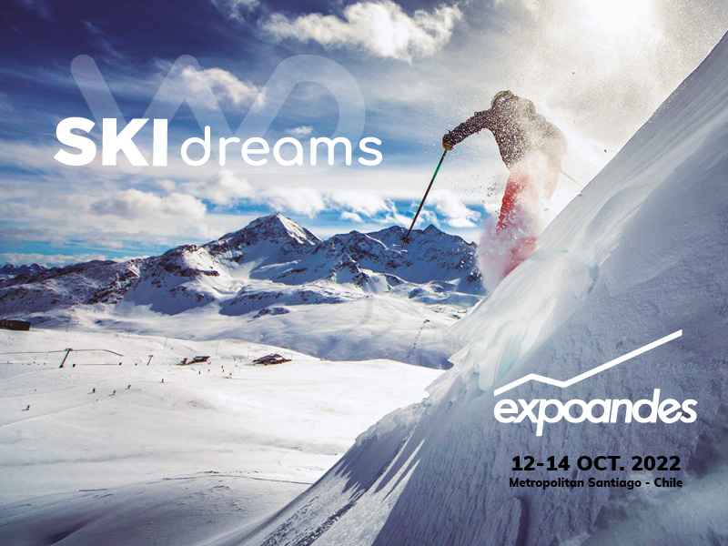 Webdreams asistirá a la feria EXPOANDES de centros de esquí y montaña en Santiago de Chile en su sexta edición
