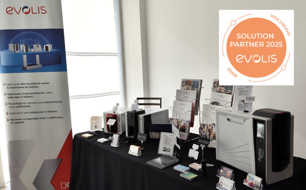 Webdreams se convierte en el nuevo partner oficial de Evolis para soluciones de emisión de tarjetas inteligentes