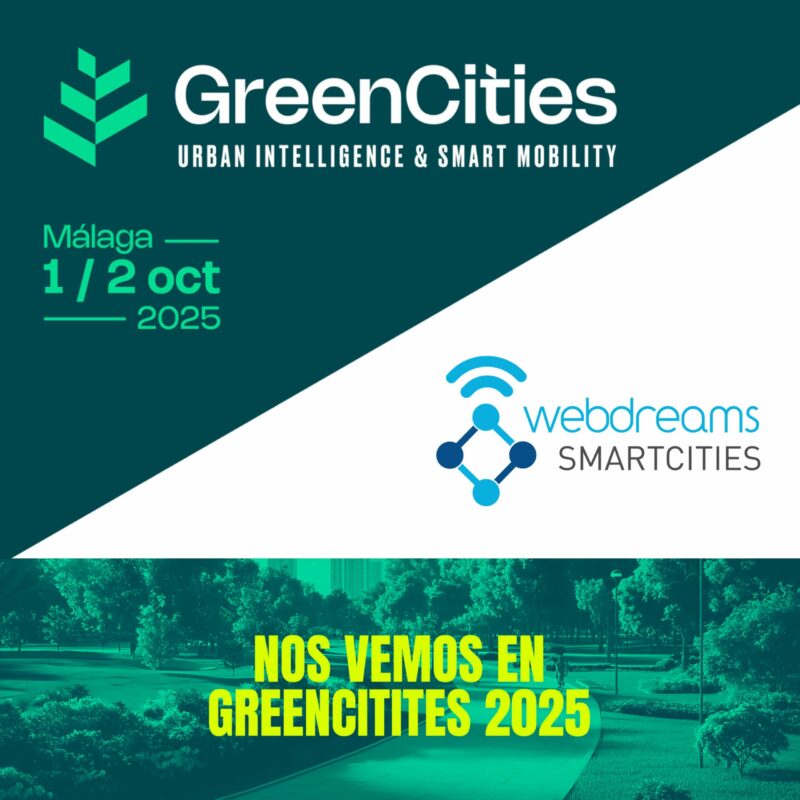 Webdreams presentará en Greencities 2025 las novedades de KeySmartCity para una gestión urbana más sostenible y participativa