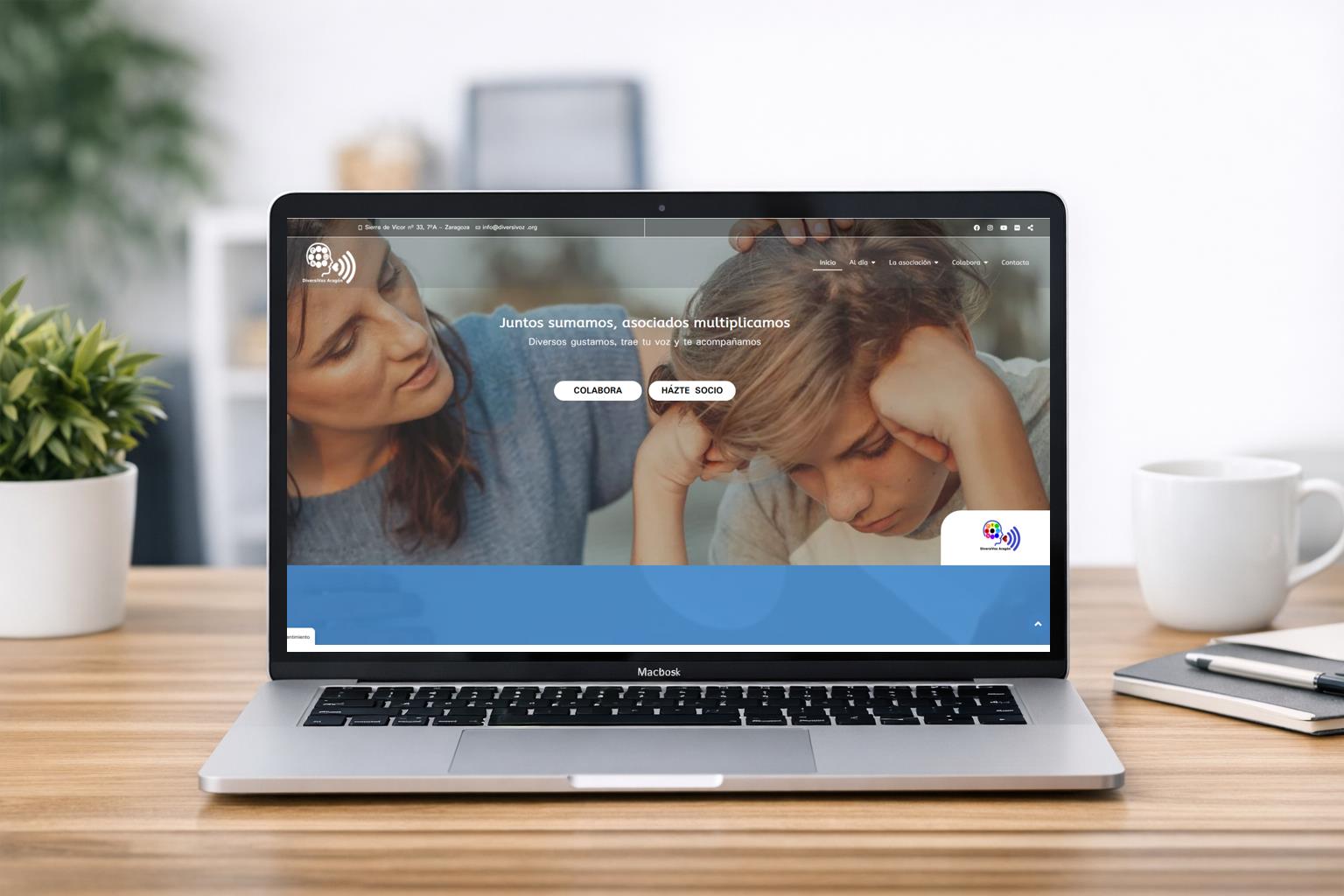 Webdreams desarrolla el portal web de Diversivoz Aragón