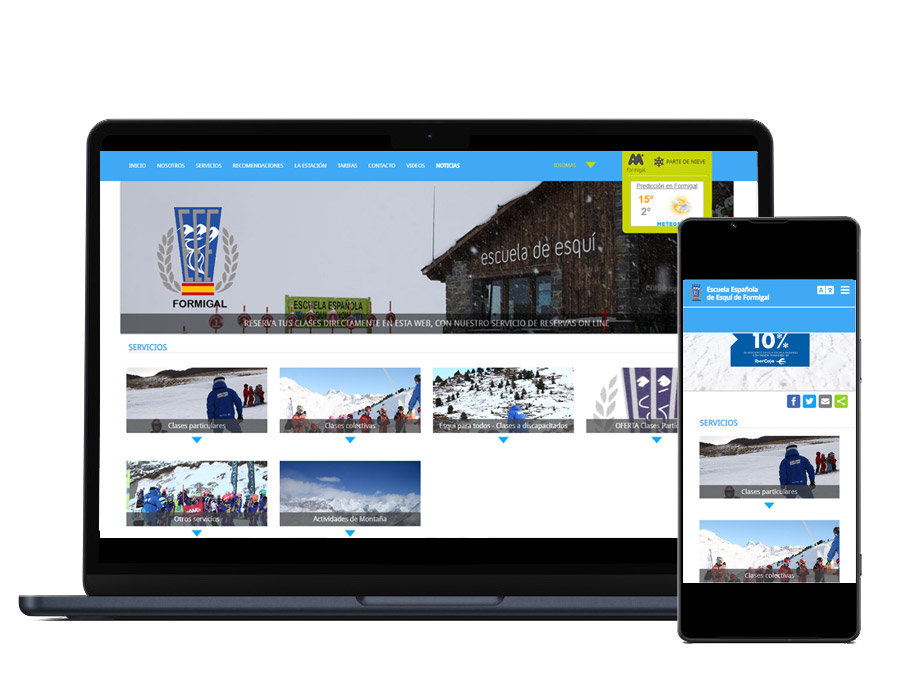 Escuela de esquí de Formigal